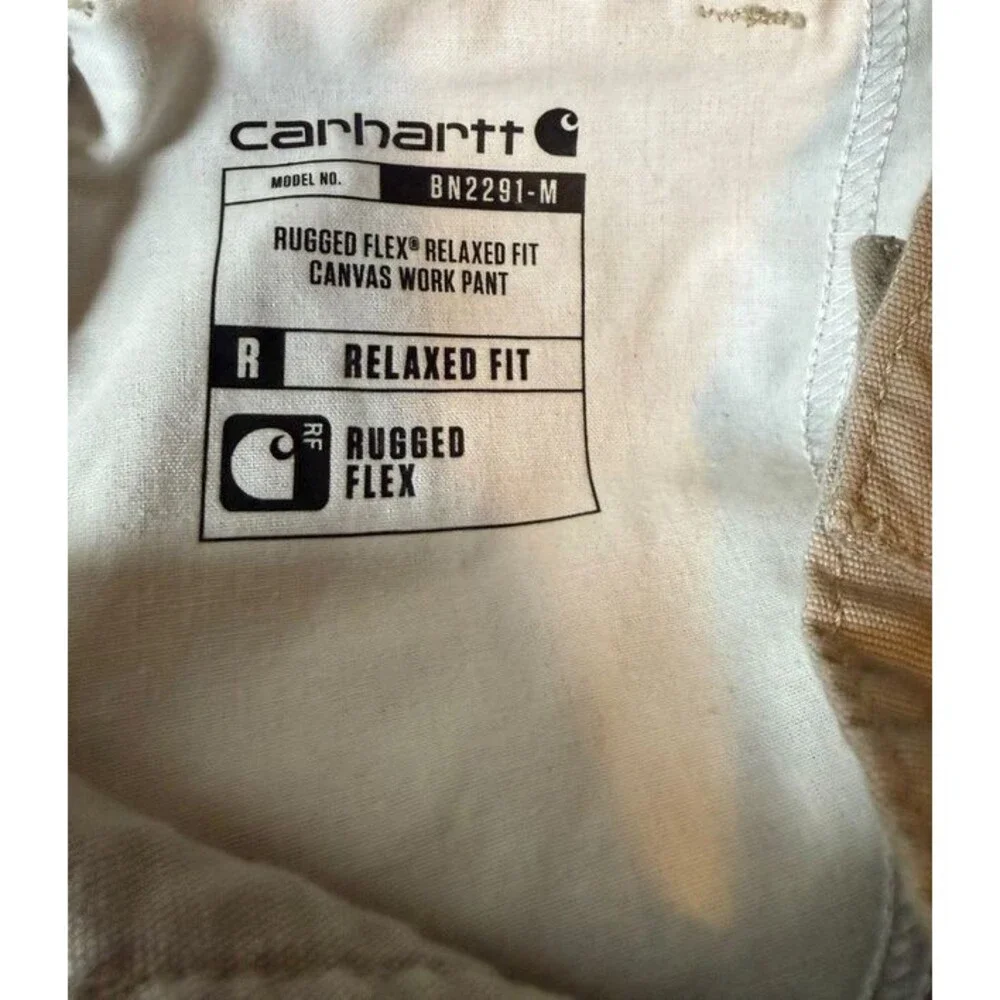 Carhartt Mens Work Pants Size 44x30 Relaxed Fit Rugged Flex Canvas Lot of 2